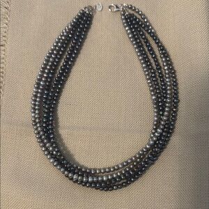 Elegant Silpada Multi-Strand Pearl Necklace